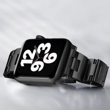 Carica l'immagine nel visualizzatore di Gallery, Cinturino Compatibile con Apple Watch 45mm 44mm 42mm per Donna e Uomo, in Acciaio Inossidabile Metallo per Serie 8 7 6 5