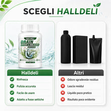Carica l'immagine nel visualizzatore di Gallery, Polvere Disgorgante Professionale Forte, Stura Lavandini e Scarichi per Eliminare Odore di Fogna in Bagno, Rimuove Rapid