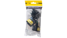 Carica l'immagine nel visualizzatore di Gallery, Vimar FP00303 Adattatore semplice SICURY 250 V~ 3 pezzi, spina grande 2P+T 16A standard IT tipo S17, presa 2P+T 16A stan