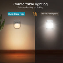 Carica l'immagine nel visualizzatore di Gallery, ANOPU Luce Notturna Bambini LED, 5 Dimming con 3 modalità (Calda/Fredda/Mista), Luce Notturna da Presa con Sensore di Mo