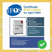 Carica l'immagine nel visualizzatore di Gallery, VitaDHA 1000 Omega 3 IFOS 5 Stelle (60 Capsule) - Omega3 per Adulti e Bambini - 500mg di DHA ad Alta Biodisponibilità