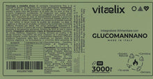 Carica l'immagine nel visualizzatore di Gallery, Glucomannano Forte 3000mg Made in Italy - Integratore ad Effetto Saziante per Controllo Peso Corporeo - Supporto Natural