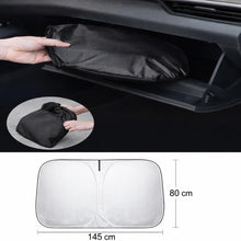 Carica l'immagine nel visualizzatore di Gallery, Parasole Auto Parabrezza – Parasole Pieghevole Universale, Protezione UV, Anti Calore, Tendina Parasole Interna per Tutt