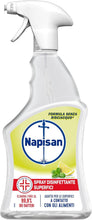 Carica l'immagine nel visualizzatore di Gallery, Napisan Spray Disinfettante Limone 740ml x3