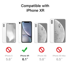 Carica l'immagine nel visualizzatore di Gallery, JETech Cover per iPhone XR, Protezione 360°, Nero