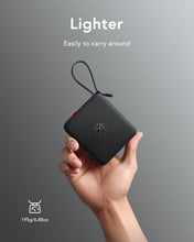 Carica l'immagine nel visualizzatore di Gallery, VRURC Power bank 10000mAh 22.5W, Mini Powerbank con 4 cavi integrati