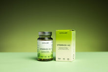 Carica l'immagine nel visualizzatore di Gallery, Vitamina D3 K2 Alto Assorbimento Olio Extravergine d'Oliva - Vitamina D3 2000 UI + Vitamina K2 MK7 100 μg - Vitamina D 2