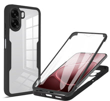 Carica l'immagine nel visualizzatore di Gallery, ILING Trasparente Cover per OPPO A6X 5G/4G/ OPPO A6K, 360°Complète Protection Antiurto Custodia con Protezione Schermo I