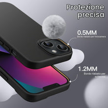 Carica l'immagine nel visualizzatore di Gallery, JETech Cover in Silicone per iPhone 13, Nero