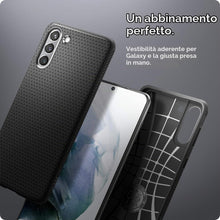 Carica l'immagine nel visualizzatore di Gallery, Spigen Cover Liquid Air per Samsung Samsung Galaxy S21 5G - Nero