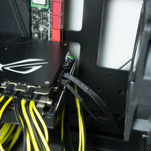 Carica l'immagine nel visualizzatore di Gallery, Gebildet 6pezzi 4pin PWM Prolunga Ventola Cavo di Alimentazione Connettore Maschio a Femmina per Computer (26cm)