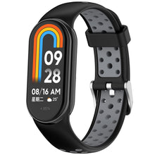 Carica l'immagine nel visualizzatore di Gallery, Cinturini per Xiaomi Band 8, Regolabile Silicone Cinturino di Ricambio per Xiaomi Mi Band 8, Sportivo Braccialetto Ricam