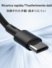 Carica l'immagine nel visualizzatore di Gallery, Cavo USB C 1 m 8 Pezzi TPE Cavo di Ricarica e Dati USB tipo C Compatibile con Samsung Galaxy S10 S9 S8 Plus, Huawei P30 