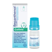 Carica l'immagine nel visualizzatore di Gallery, Bepanthenol Collirio, Lacrime Artificiali Occhi Secchi, Ialuronico, 10ml