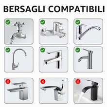 Carica l'immagine nel visualizzatore di Gallery, Deviatore Rubinetto 3 Vie Doccia Deviatori G1/2 con Adattatore M22-M24