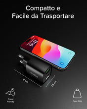 Carica l'immagine nel visualizzatore di Gallery, SBS Alimentatore LCD USB-C 30W, Tecnologia GaN, Power Delivery (PD 3.0 PPS)