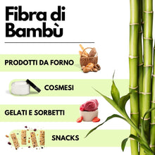 Carica l'immagine nel visualizzatore di Gallery, SaporePuro Fibra di Bambù alimentare - 500 gr - farina a basso contenuto di carboidrati