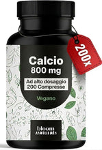 Carica l'immagine nel visualizzatore di Gallery, Calcio integratore – 200 Compresse – 800 mg al giorno