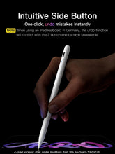 Carica l'immagine nel visualizzatore di Gallery, Penna per iPad 2018-2026 con Ricarica Rapida, Anti-Palm e Rilevamento dell'Inclinazione Compatibile con iPad 11/10/9/8/7