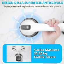 Carica l'immagine nel visualizzatore di Gallery, ACWOO Maniglie Ventosa da Bagno, 2 Pezzi Antiscivolo Maniglia Doccia Anziani, Portatili Maniglia Ventosa, Rimovibile Man