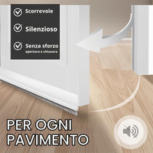 Carica l'immagine nel visualizzatore di Gallery, Guarnizione per porta, autoadesiva, con spazzola per porta, guarnizione a spazzola, guarnizione per porta della stanza, 