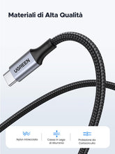 Carica l'immagine nel visualizzatore di Gallery, UGREEN 2 Pezzi Cavo USB C 100W 20V 5A Ricarica Rapida in Nylon (2M)
