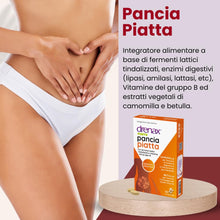 Carica l'immagine nel visualizzatore di Gallery, Drenax Forte Pancia Piatta Integratore Alimentare - 30 compresse/confezione - 02762 - Per gonfiore addominale