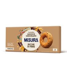 Carica l'immagine nel visualizzatore di Gallery, Misura Fibrextra Ciambelline Gocce di Cioccolato, Ricche di Fibre