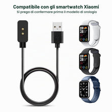 Carica l'immagine nel visualizzatore di Gallery, Caricatore Compatibile con Xiaomi Mi Band 8/Redmi Watch 3 Active/Redmi Band 2, Caricabatterie Magnetico con Cavo di Rica
