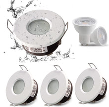 Carica l'immagine nel visualizzatore di Gallery, Sweier 5W IP65 Impermeabile LED da Incasso a Downlight, 230V Bianco Caldo 3000K 430LM, Adatto per Faretti da Bagno e Cuc