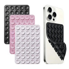 Carica l'immagine nel visualizzatore di Gallery, 3 Pezzi Ventosa Per Telefono Supporto Ventosa Silicone Doppio Lato Per Selfie Auto Bianco Nero Rosa