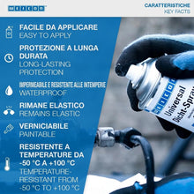 Carica l'immagine nel visualizzatore di Gallery, WEICON Spray Sigillante Impermeabilizzante Universale - Plastica Liquida Adesiva per Sigillatura Fessure e Cuciture - Im