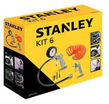 Carica l'immagine nel visualizzatore di Gallery, Stanley 9045717STN Gonfiatore per Ruote per Auto - Compressore Aria Portatile, Incluso compressore d'aria, Pompa per Pne