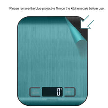 Carica l'immagine nel visualizzatore di Gallery, Bilancia Da Cucina Digitale, 10 kg, Bilancia Elettronica In Acciaio Inox, Elegante Bilancia Alimentare Ultra Sottile, Bi