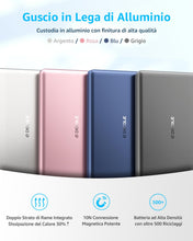 Carica l'immagine nel visualizzatore di Gallery, “Air” Powerbank per MagSafe 5000mAh Ultra Sottile Batteria Integrata