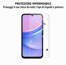 Carica l'immagine nel visualizzatore di Gallery, Vetro Temperato per Samsung Galaxy A15 5G / A15 4G [2 Pezzi] Vetrino Protettivo Pellicola Protezione Schermo