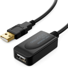 Carica l'immagine nel visualizzatore di Gallery, deleyCON 5m Cavo Attivo USB 2.0 Prolunga Attiva con Amplificatore di Segnale USB2.0 Ripetitore Cavo di Prolunga USB3.0 P