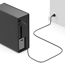 Carica l'immagine nel visualizzatore di Gallery, deleyCON 2m Cavo Alimentazione Corrente Linea Dispositivi con Spina Tipo F (CEE 7/7) a Presa C13 PC Computer Monitor Sta