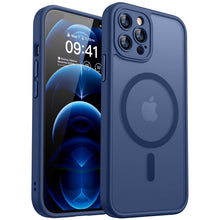 Carica l'immagine nel visualizzatore di Gallery, CANSHN Magnetica Cover per iPhone 12 Pro(6.1 Pollici), [Protezione Completa Della Fotocamera] Custodia Traslucida Opaca 