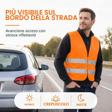 Carica l'immagine nel visualizzatore di Gallery, 4x giubbotti di sicurezza giubbotto antiforatura EN471 2021 giubbotto antinfortunistico, autovettura, giubbotto di sicur