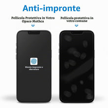 Carica l'immagine nel visualizzatore di Gallery, Mothca Vetro Temperato Privacy Opaco per iPhone 13/13 Pro/ 14/ 16e/ 17e, Full Coverage Incisione Nanostrutturata, Anti-I