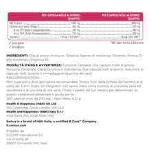 Carica l'immagine nel visualizzatore di Gallery, SWISSE - Integratore Omega 3 IFOS 5 Stelle, 200 Capsule Molli, Integratori con 1500mg Olio di Pesce e Vitamina E, 233mg 