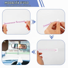 Carica l'immagine nel visualizzatore di Gallery, Passenger Princess Sticker 4 Pieces Passenger Princess Sticker Car Accessories For Princess Passenger Crown With Stars F
