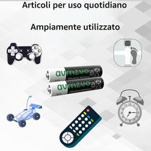 Carica l'immagine nel visualizzatore di Gallery, Batterie AAA 12 Pezzi, Batterie LR03 1,5V, Potenza Duratura, Potente, Alcalina, Può Essere Utilizzata per Giocattoli, Sv