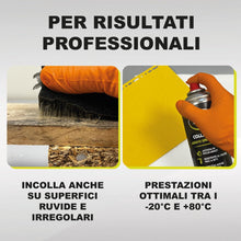 Carica l'immagine nel visualizzatore di Gallery, ENJOY TECH - Colla Extraforte Spray 400ML | Per Tessuti, Plastica, Legno, Auto e Metalli | Applicazione Permanente | Res