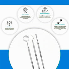 Carica l'immagine nel visualizzatore di Gallery, Kit per l'igiene dentale Specchio per denti orali per ispezione Dentista Igiene orale Pulizia Denti Tartaro Ablatore Kit
