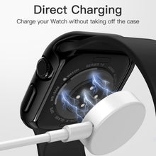Carica l'immagine nel visualizzatore di Gallery, JETech Cover Impermeabile per Apple Watch Series 11/10 46mm, Nero
