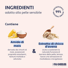 Carica l'immagine nel visualizzatore di Gallery, womn Polvere Intima Donna – Contro Sudore, Sfregamenti &amp; Odori 100 g