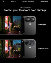 Carica l'immagine nel visualizzatore di Gallery, Spigen Glas.tR EZ Fit Optik Pro Protezione Fotocamera compatibile con iPhone 17, iPhone 16/16 Plus, 2 Pezzi, Nero, Anell