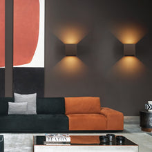 Carica l'immagine nel visualizzatore di Gallery, K-Bright 12W Applique da Parete Interno/Esterno 3000K, Rosso ruggine